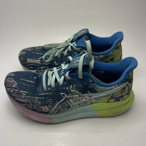 Size 7 Women's ASICS GEL-Noosa Tri 14 Running Shoe 1012B208-401 Lake Drive/White - Picture 1 of 11